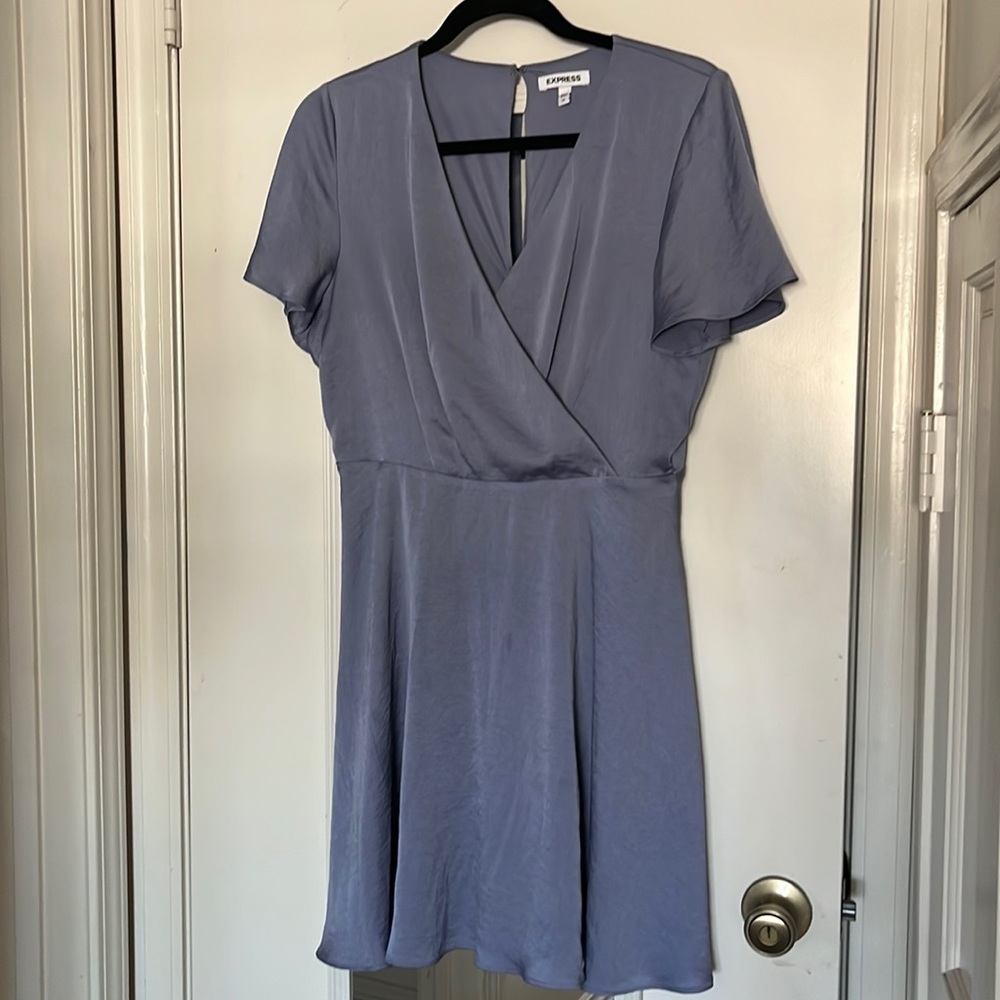 Light blue flowy dress